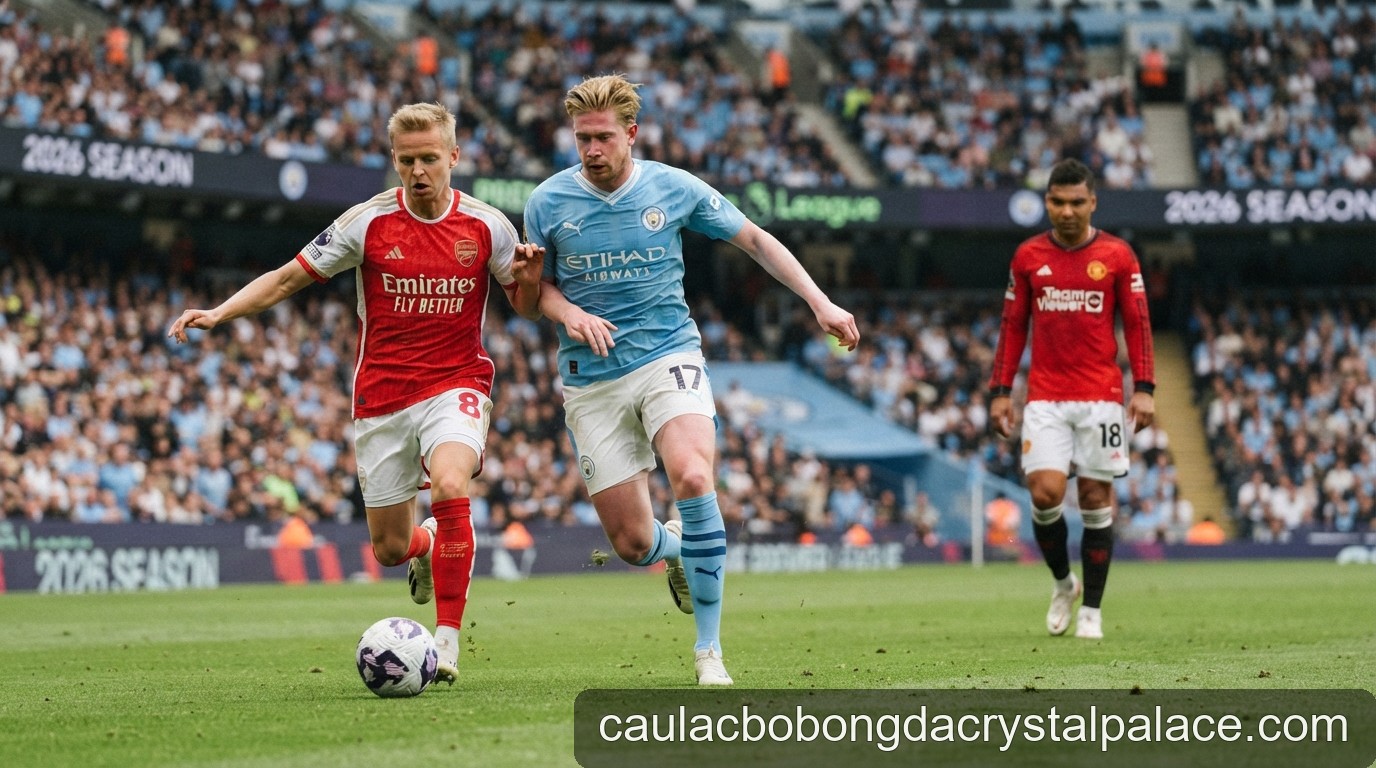 Ngoại hạng Anh 2026/27: Arsenal và Man City độc chiếm đỉnh bảng, MU lạc lối ở giữa bảng xếp hạng - 2